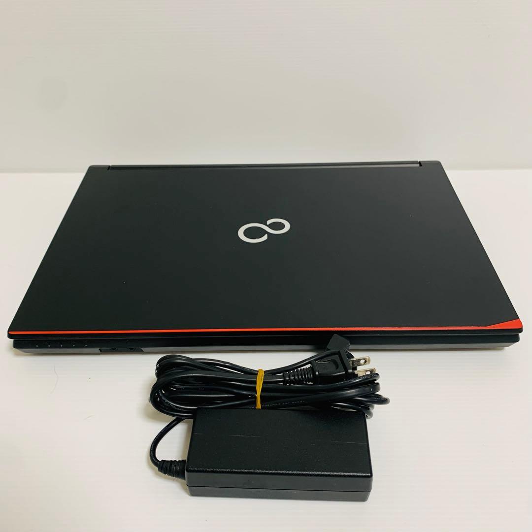 【Office付】初心者向け　富士通ノートパソコン　Win11/高速SSD