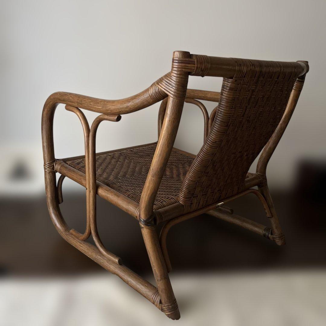 ラタンチェア ヴィンテージ椅子 1人掛け
