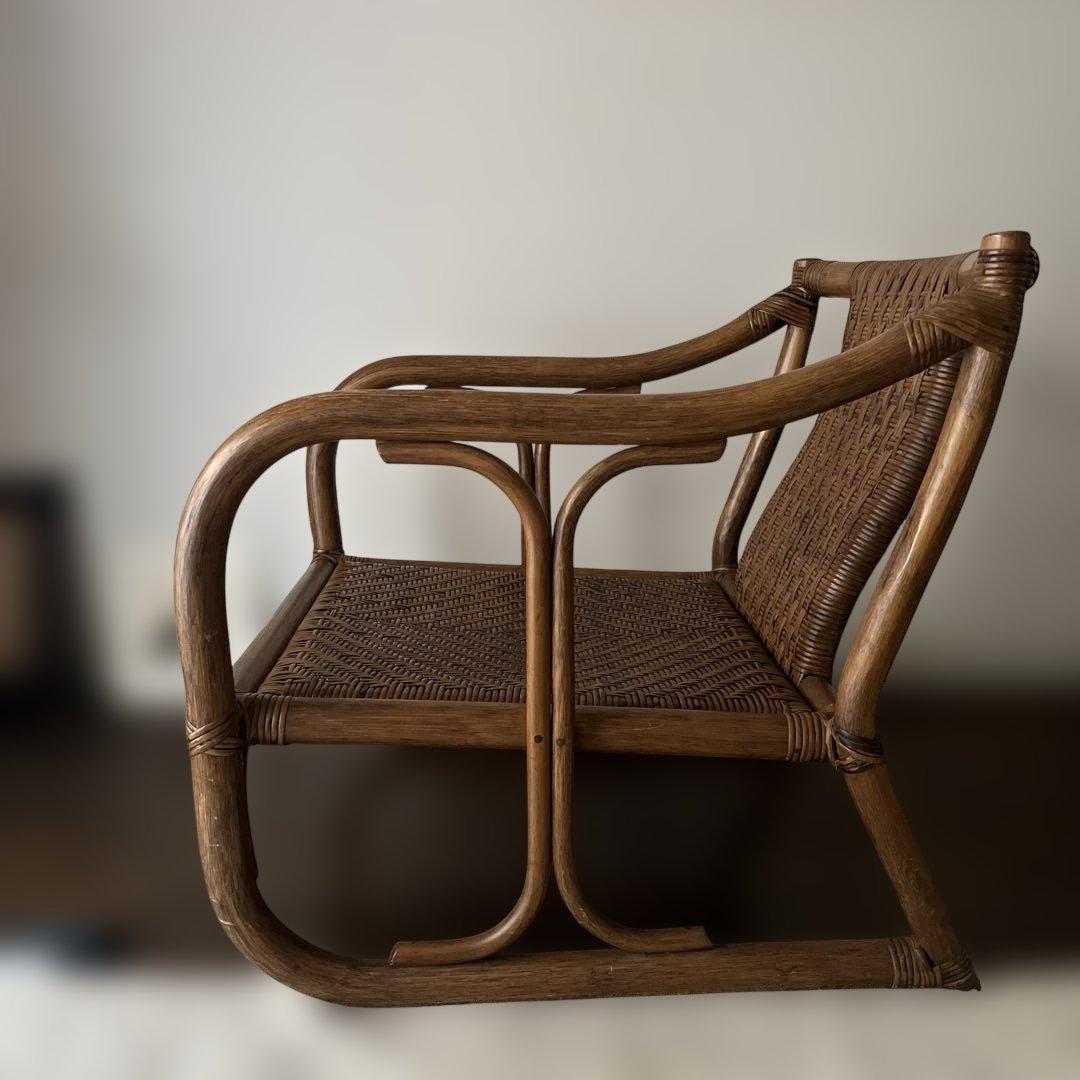 ラタンチェア ヴィンテージ椅子 1人掛け