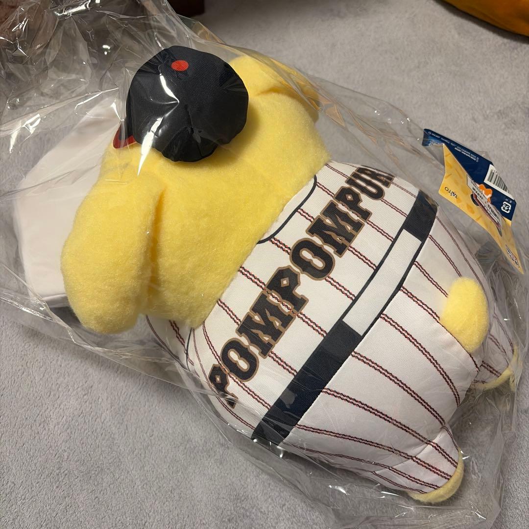 ポムポムプリン 野球ユニフォーム ぬいぐるみ
