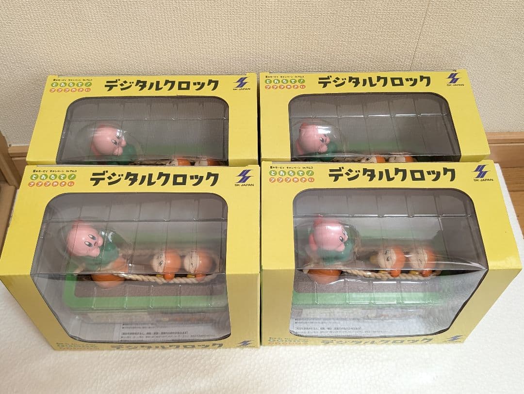 星のカービィ とれたて！プププやさい デジタルクロック ナムコ限定 4点