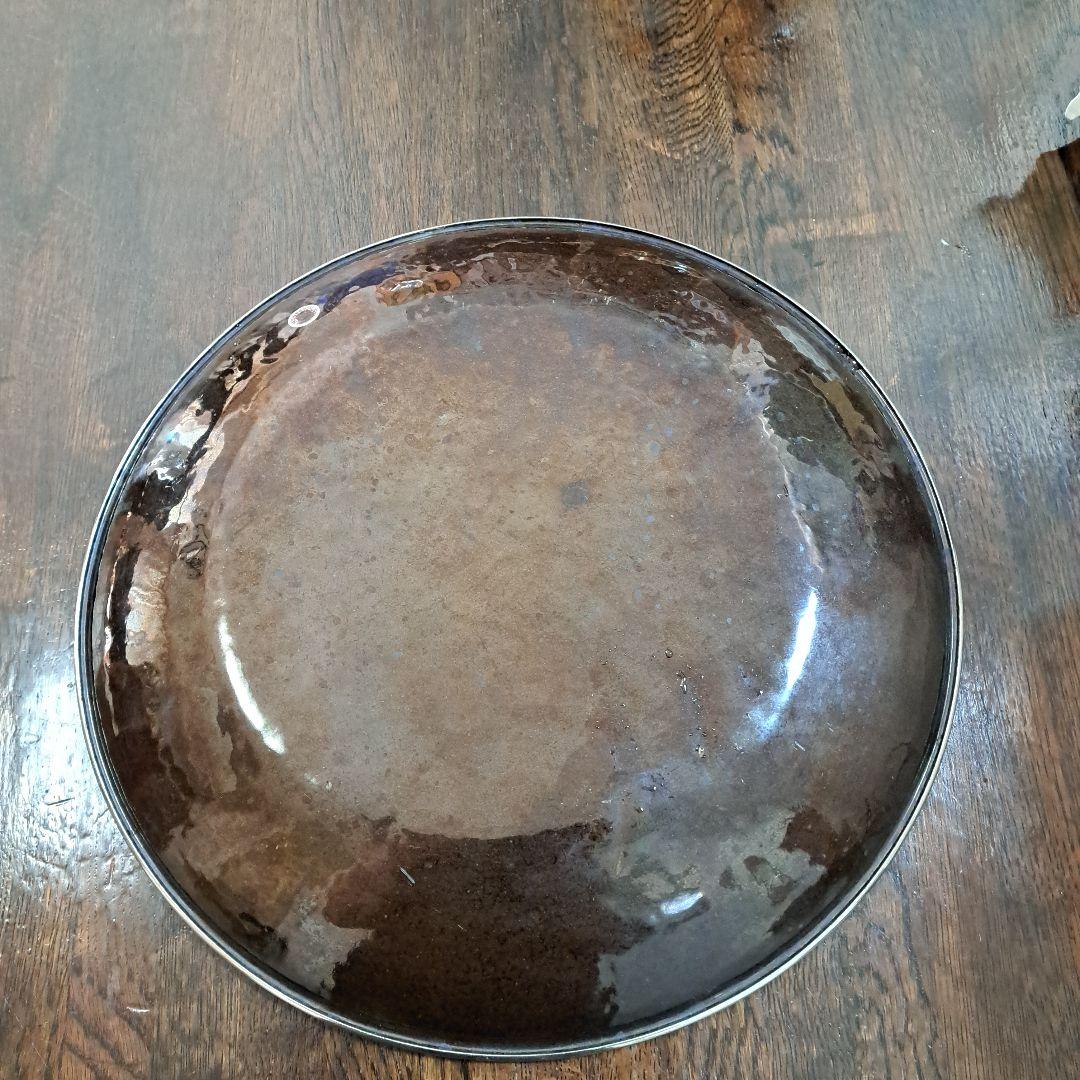 お値下げしました　七宝焼　飾り皿　直径約30cm ヴィンテージ