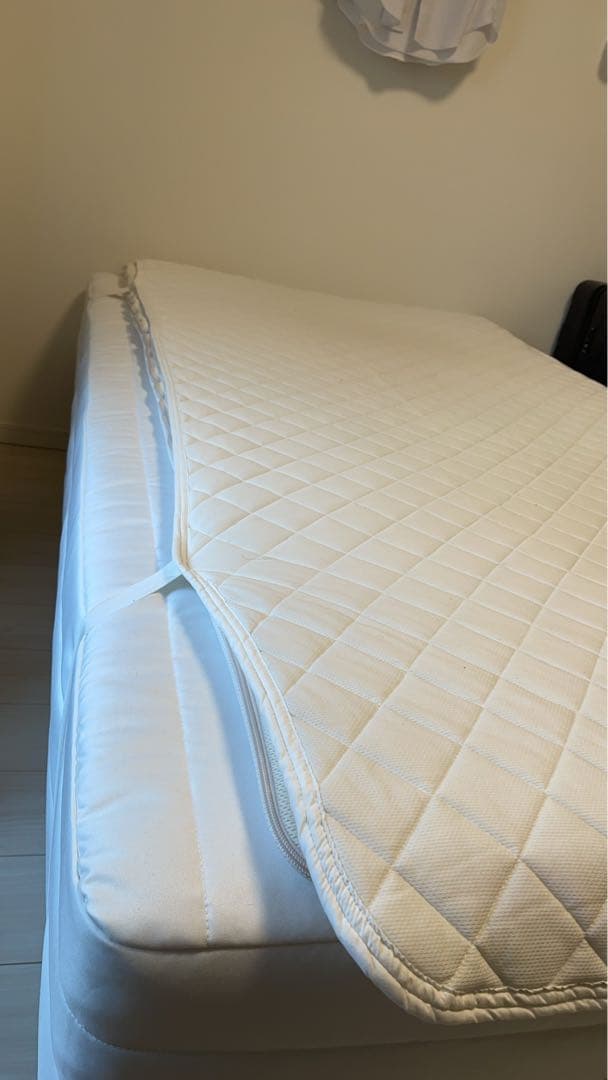 無印良品脚付マットレス　高密度ポケットコイルマットレス・セミダブル