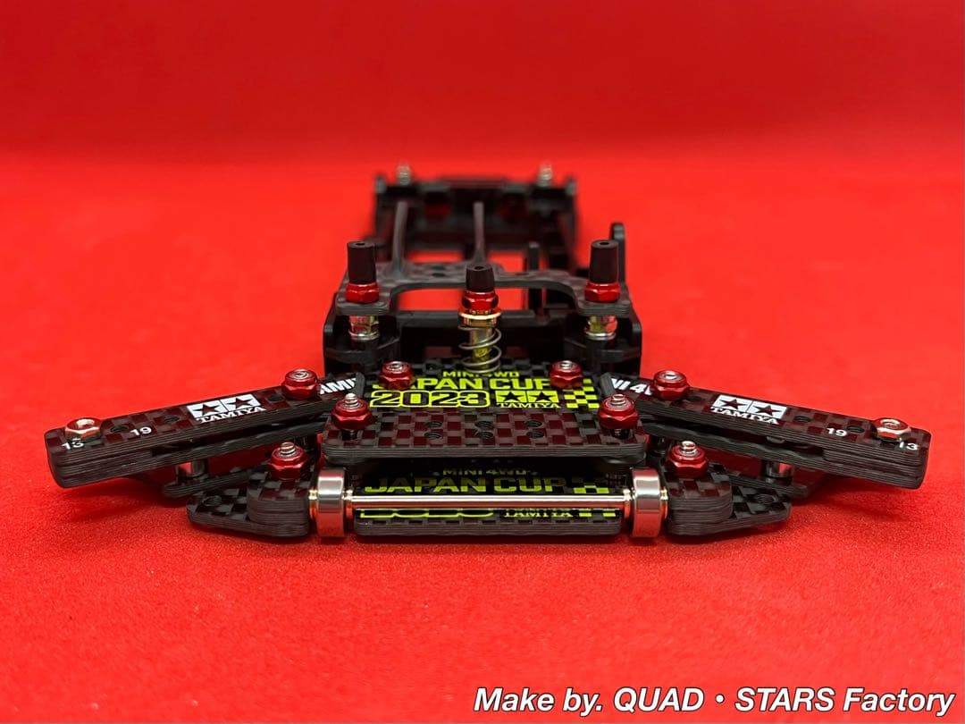 【ミニ四駆・VZ用】1軸リヤアンカー＋リヤスキッド＋モーター押さプレート