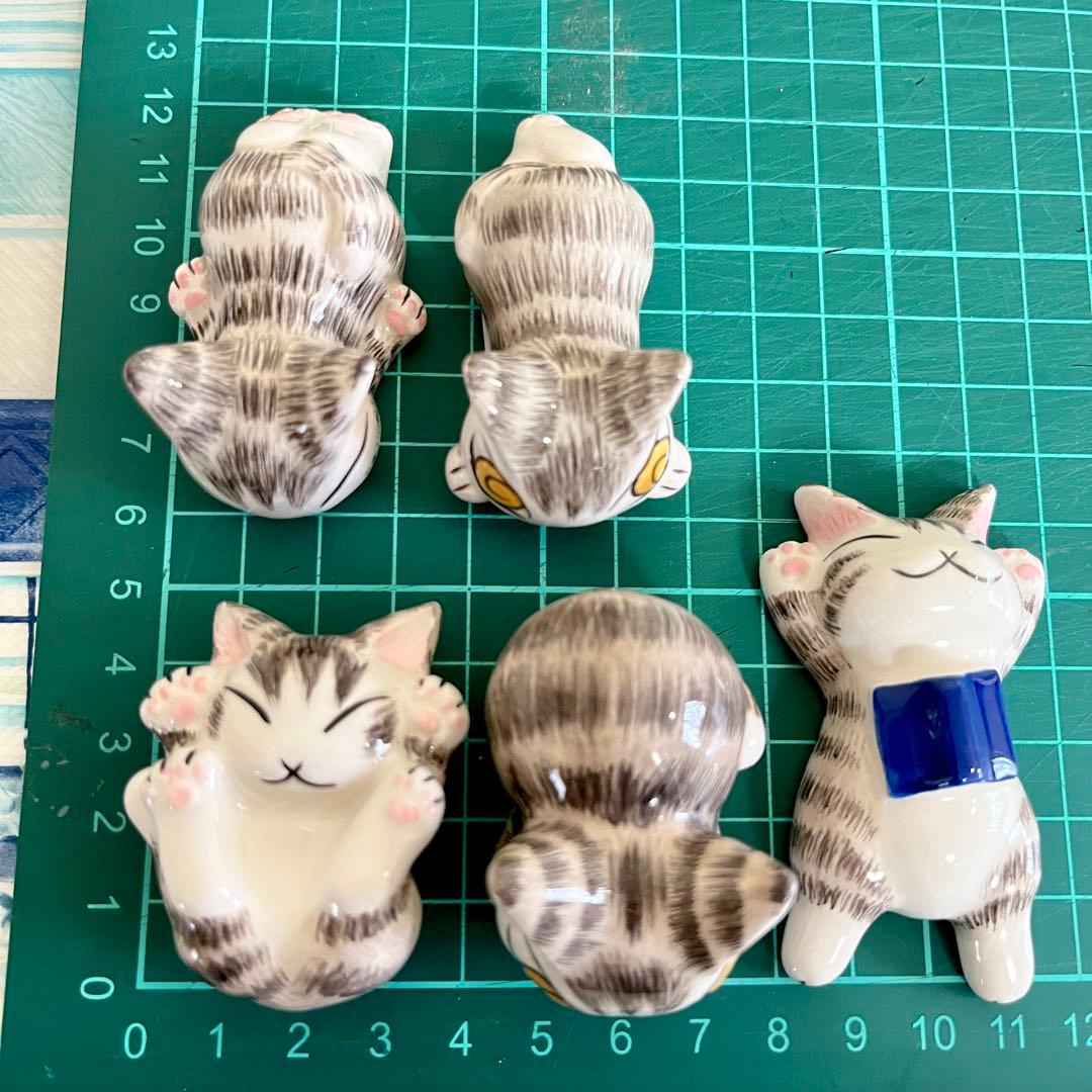 【同梱割引あり】7点セット：わちふぃーるど ダヤン 箸置き6点＆レア深皿