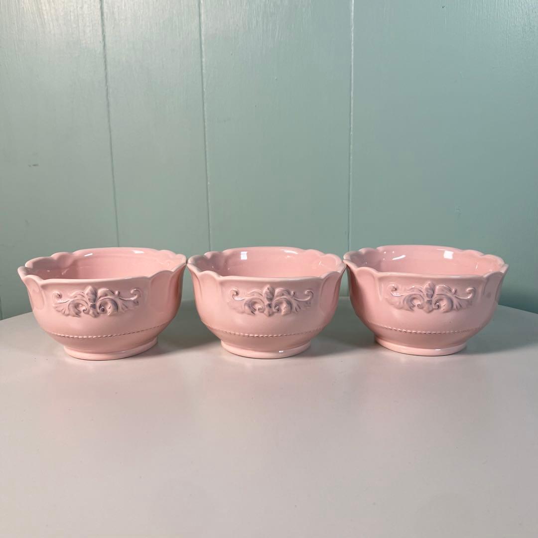 Chodzież サラダボウル　皿セット✨昭和レトロ　アンティーク　エレガント