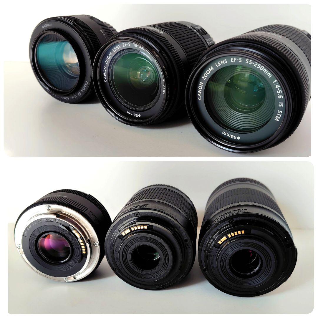 【もふ】Canon／EOS KissX8i Ｗズームキット　単焦点レンズ