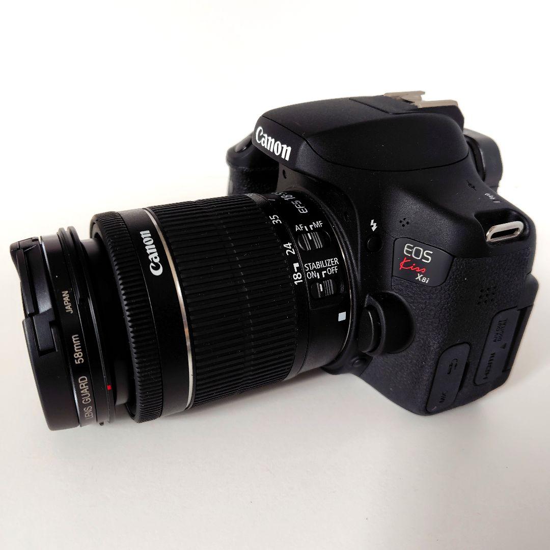 【もふ】Canon／EOS KissX8i Ｗズームキット　単焦点レンズ