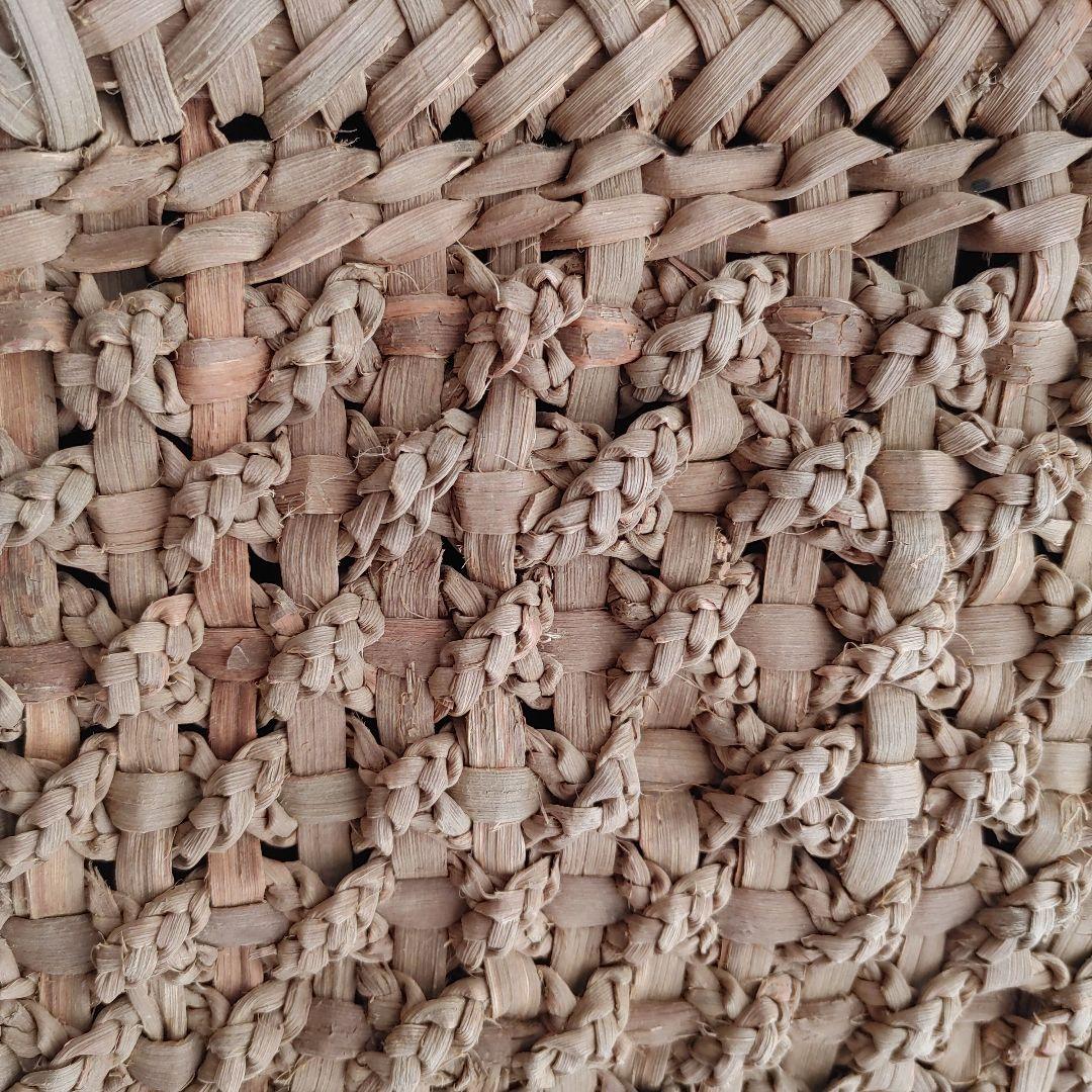 山葡萄の市松交差編み［三つ編み］