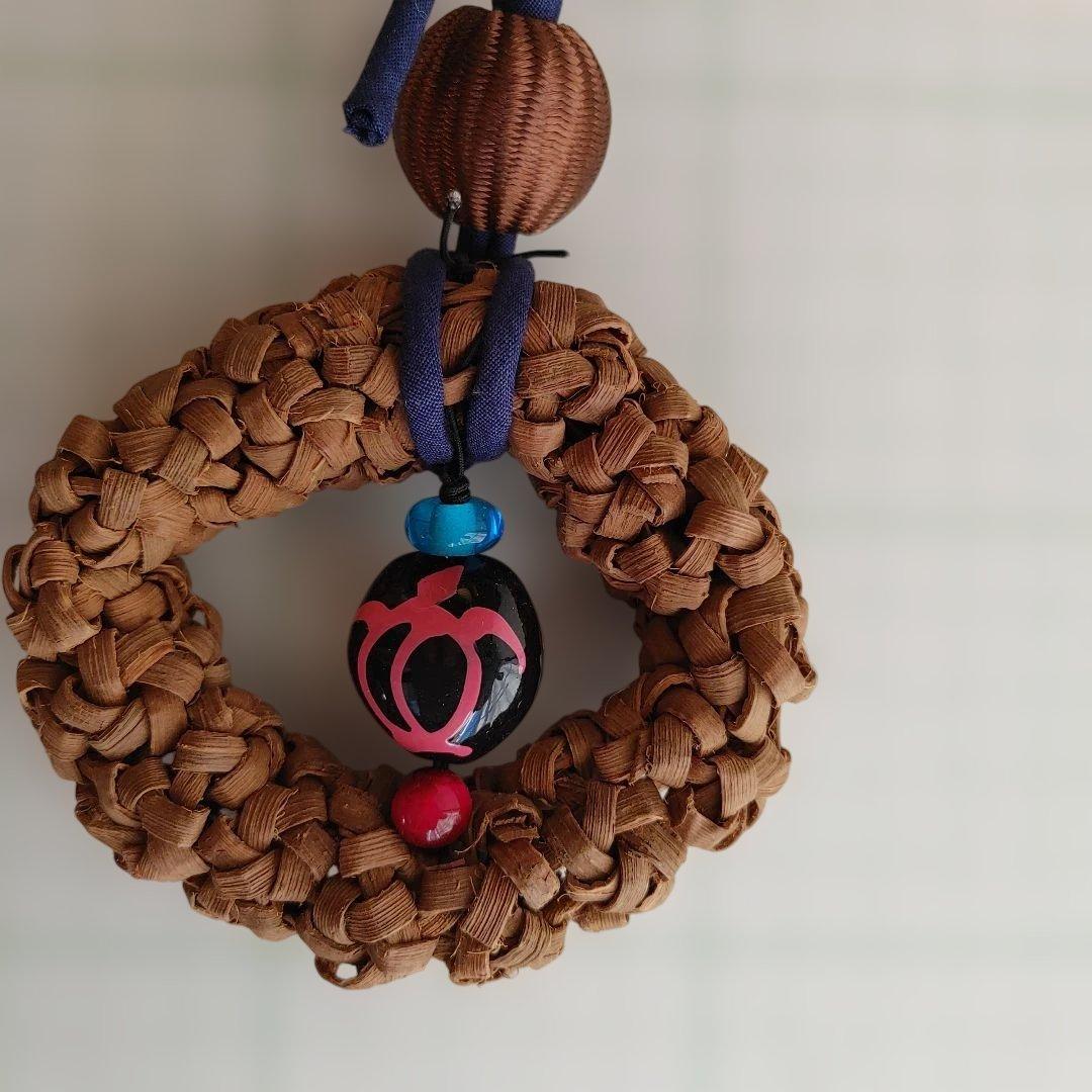 山葡萄の市松交差編み［三つ編み］