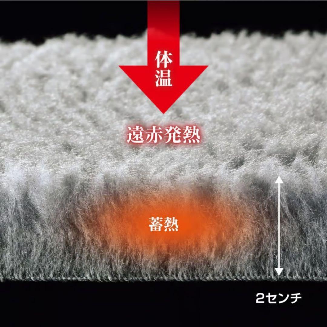 未使用＊ フジヒート ハイパイル 敷きパッド シングル グレー 日本製 寝具