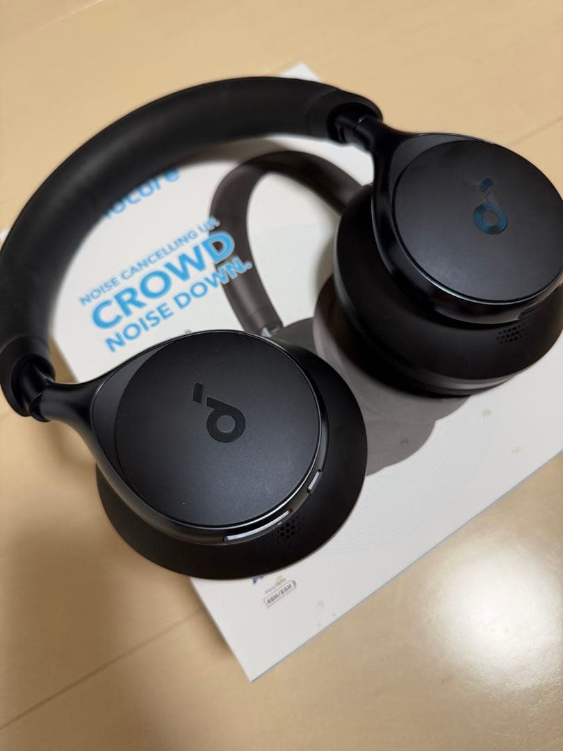 soundcore Space One ブラック ワイヤレスヘッドホン