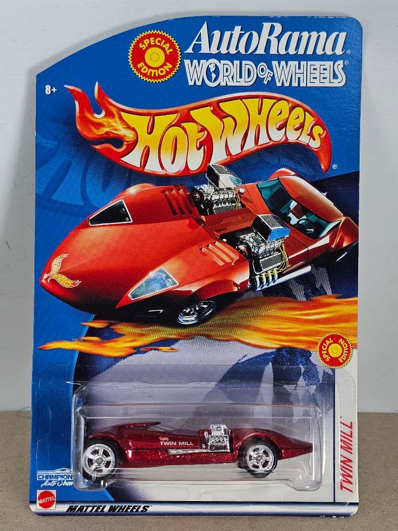 Hot Wheels Twin Mill Auto rama 2004 赤白青