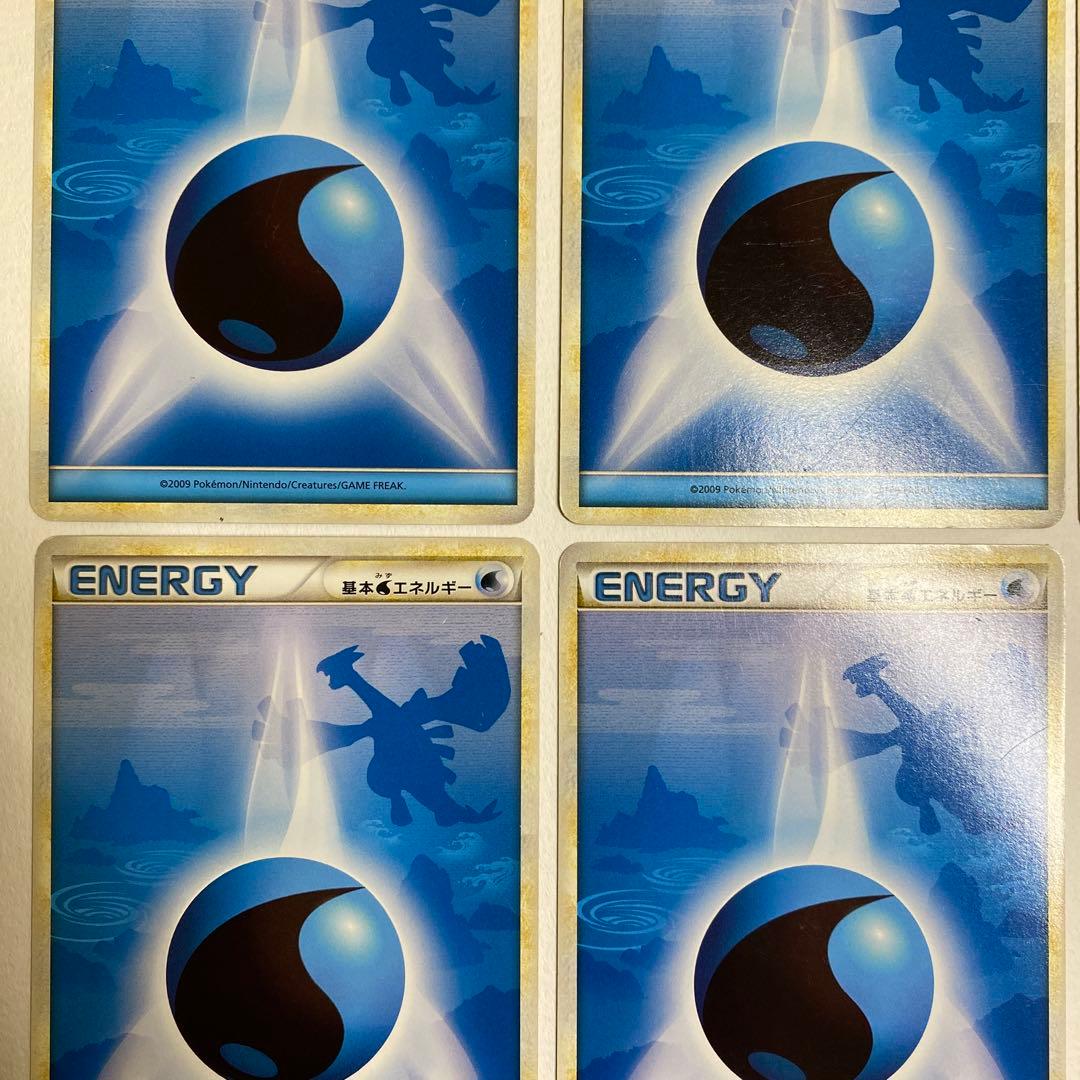 ポケモンカード　基本水エネルギーレジェンド