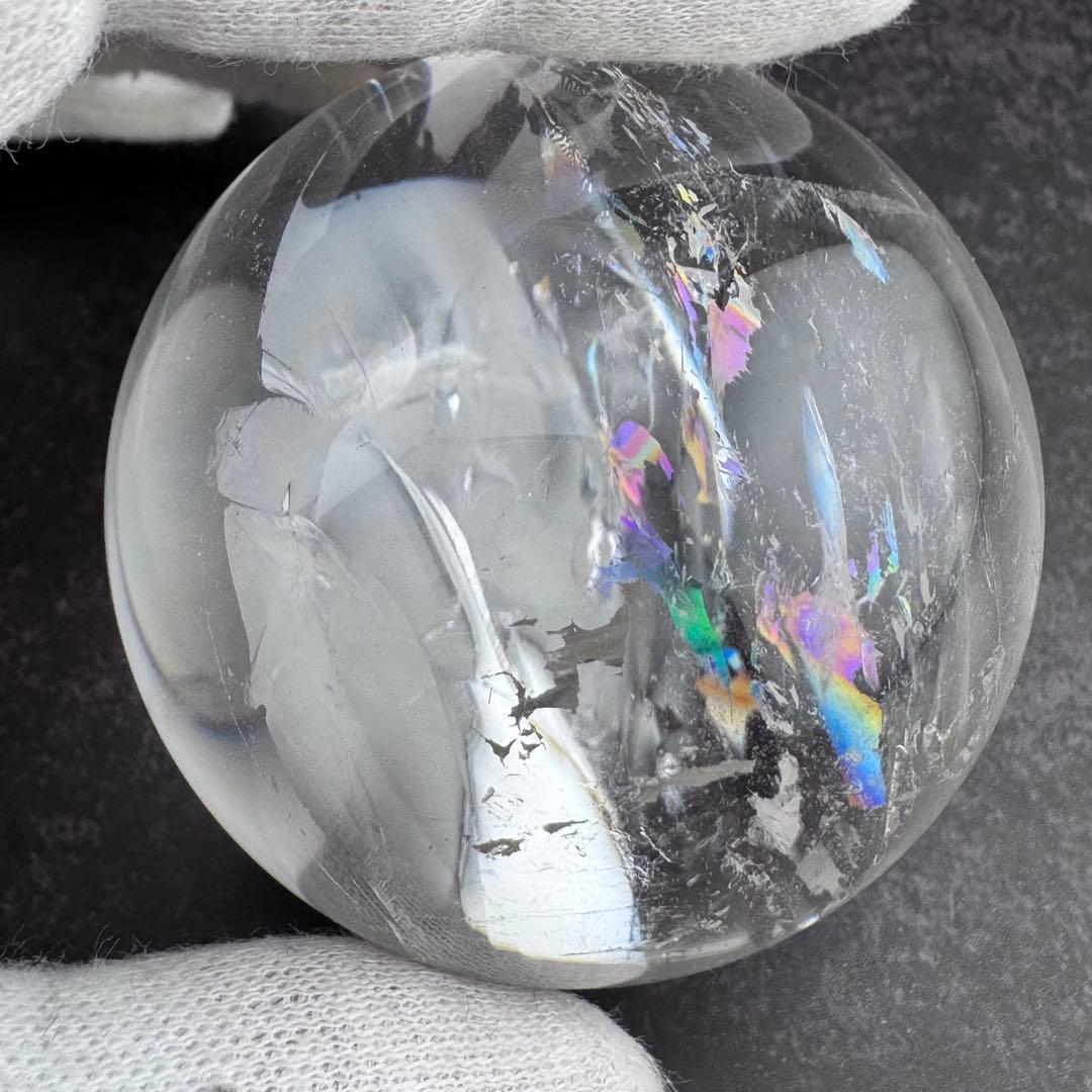 M-28虹入り水晶丸玉　K-15 K-39 おまとめありがとうございます