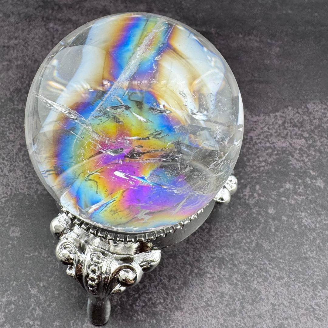 M-28虹入り水晶丸玉　K-15 K-39 おまとめありがとうございます