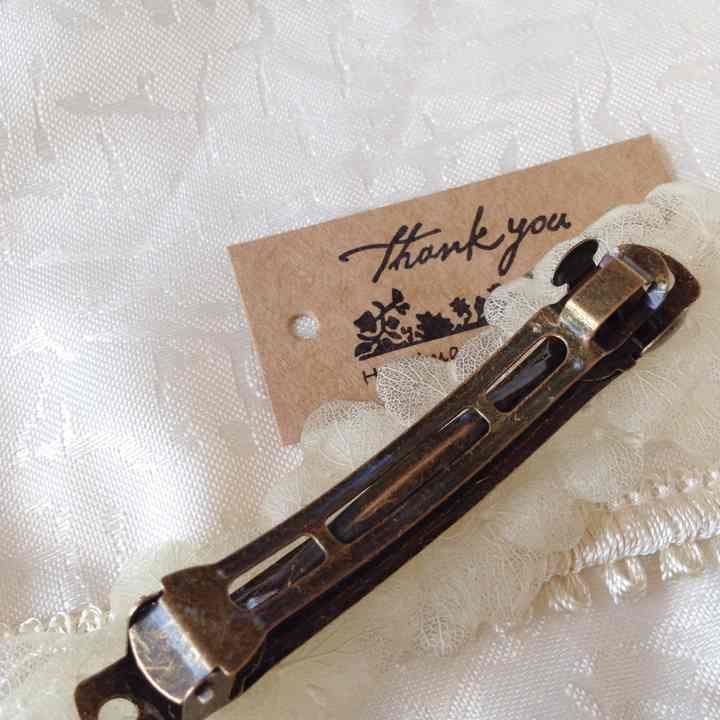 2100円バレッタ L サイズ プリザーブド あじさい