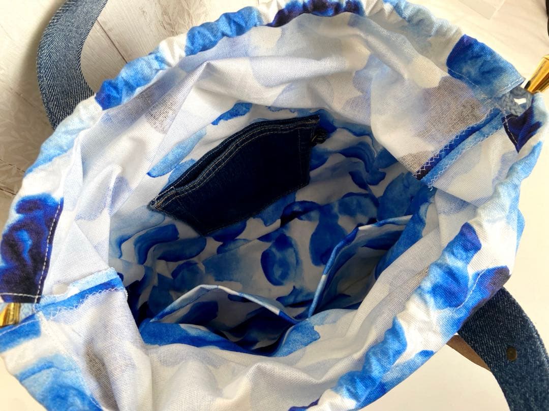 デニムリメイクバッグS うさぎ