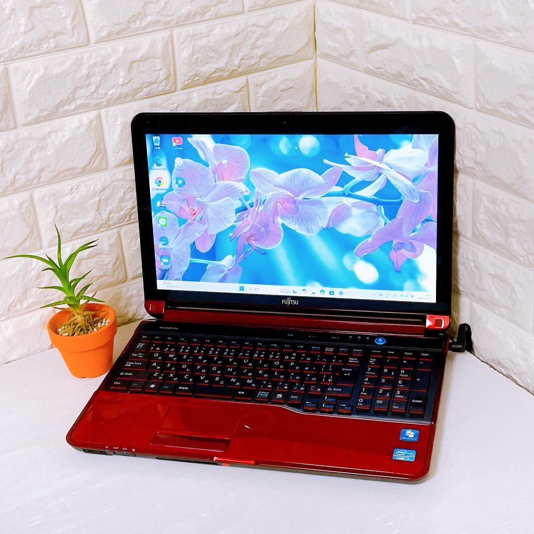 ノートパソコン Windows11 core i7 SSD 富士通 ノートPC