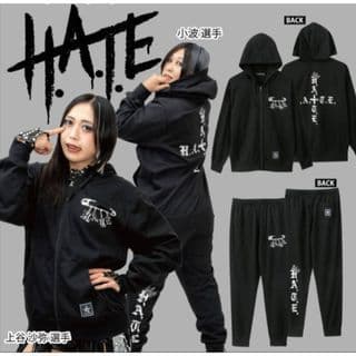 【未使用品5L】スターダム◎上谷沙弥◎パーカー+ジョガー◎H.A.T.E.