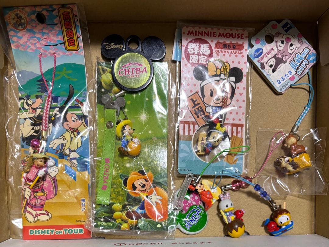ご当地　根付け　ストラップ　マスコット　ディズニー　まとめ売り　セット