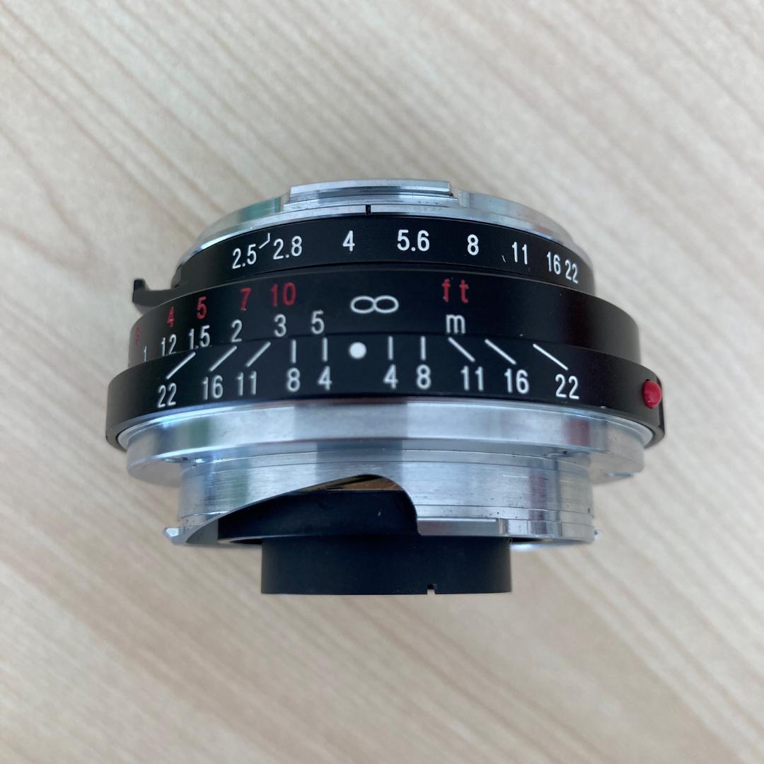 フォクトレンダー COLOR-SKOPAR 35mm F2.5 PⅡフード付き