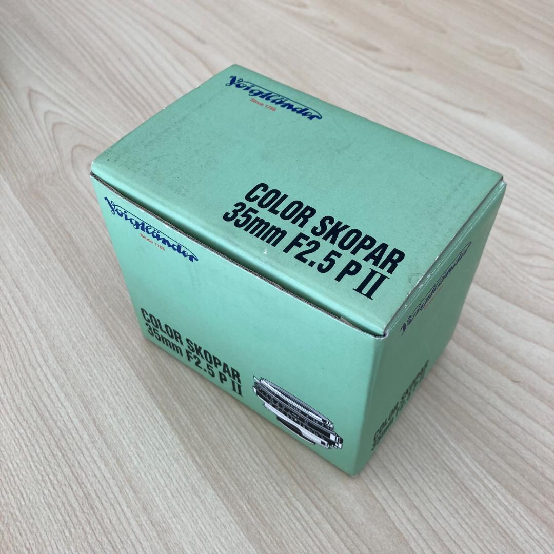 フォクトレンダー COLOR-SKOPAR 35mm F2.5 PⅡフード付き