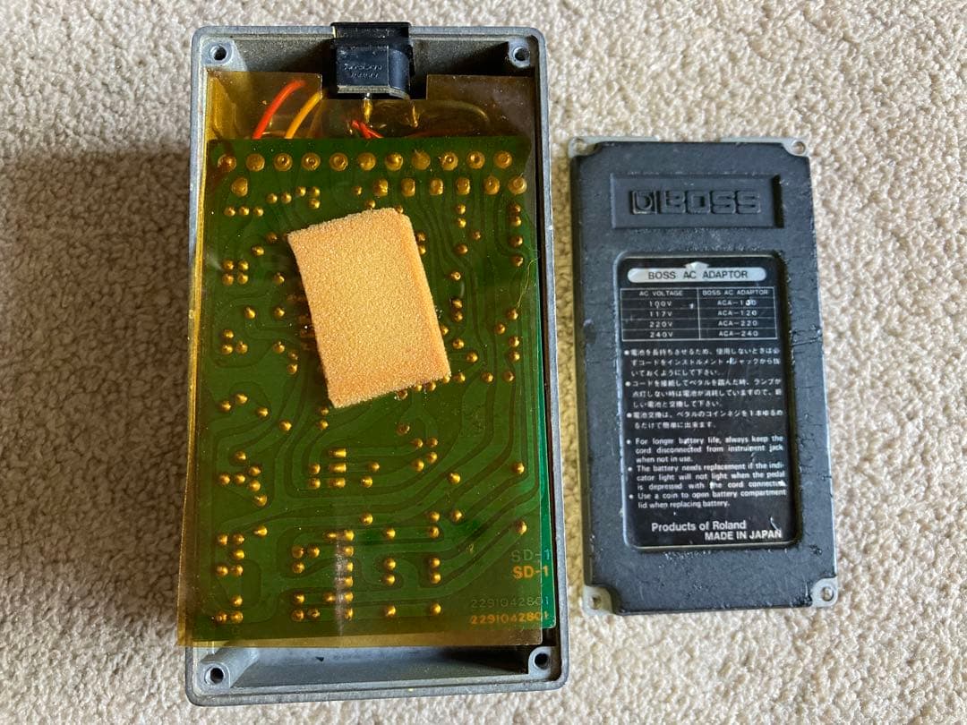 【初年度！1981年製】BOSS SD-1 日本製 スーパー・オーバードライブ