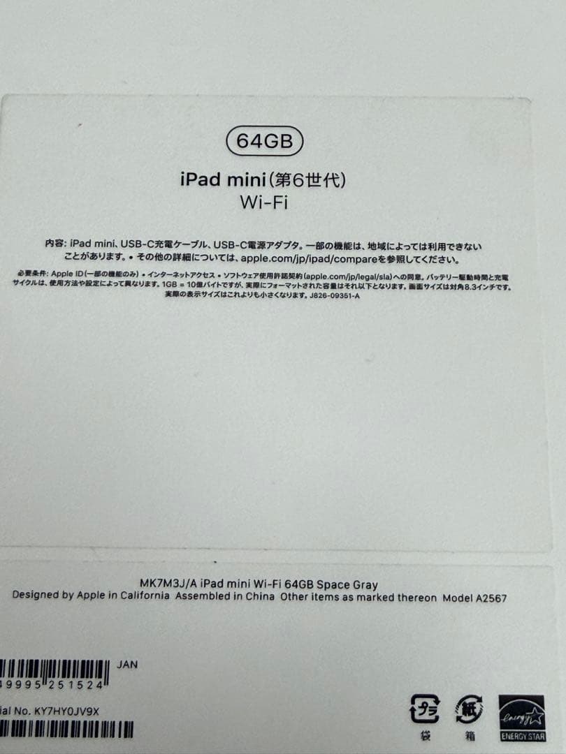 Apple iPad mini 第6 64GB