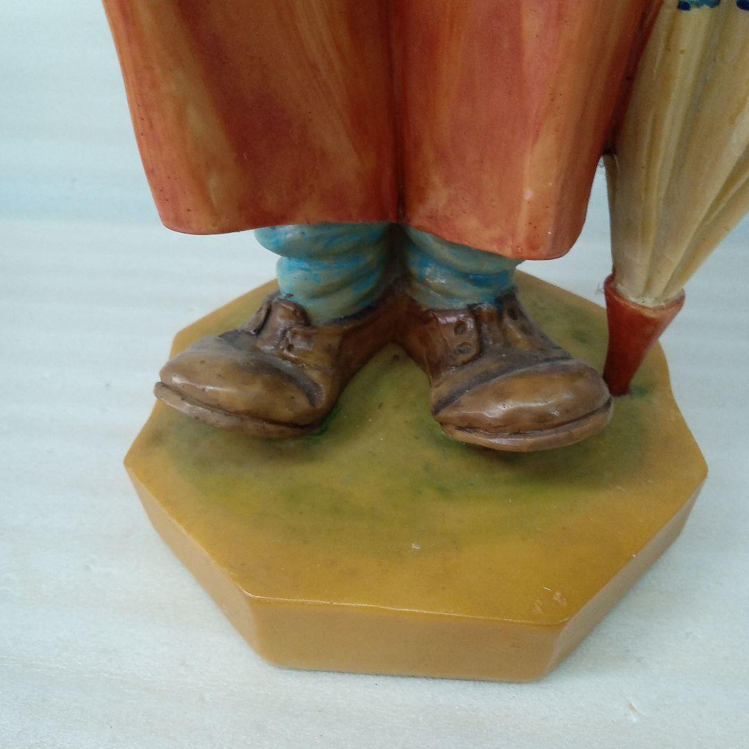 レトロ　女の子　男の子　の置物イタリア製　未清掃