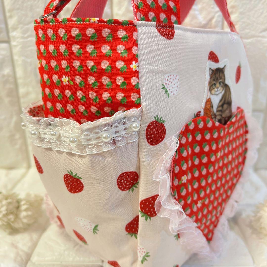 ゆ*ら様 茶トラちゃんバック＆ポーチ2個セット　リトルヤーンハンターズ　コヤンイ