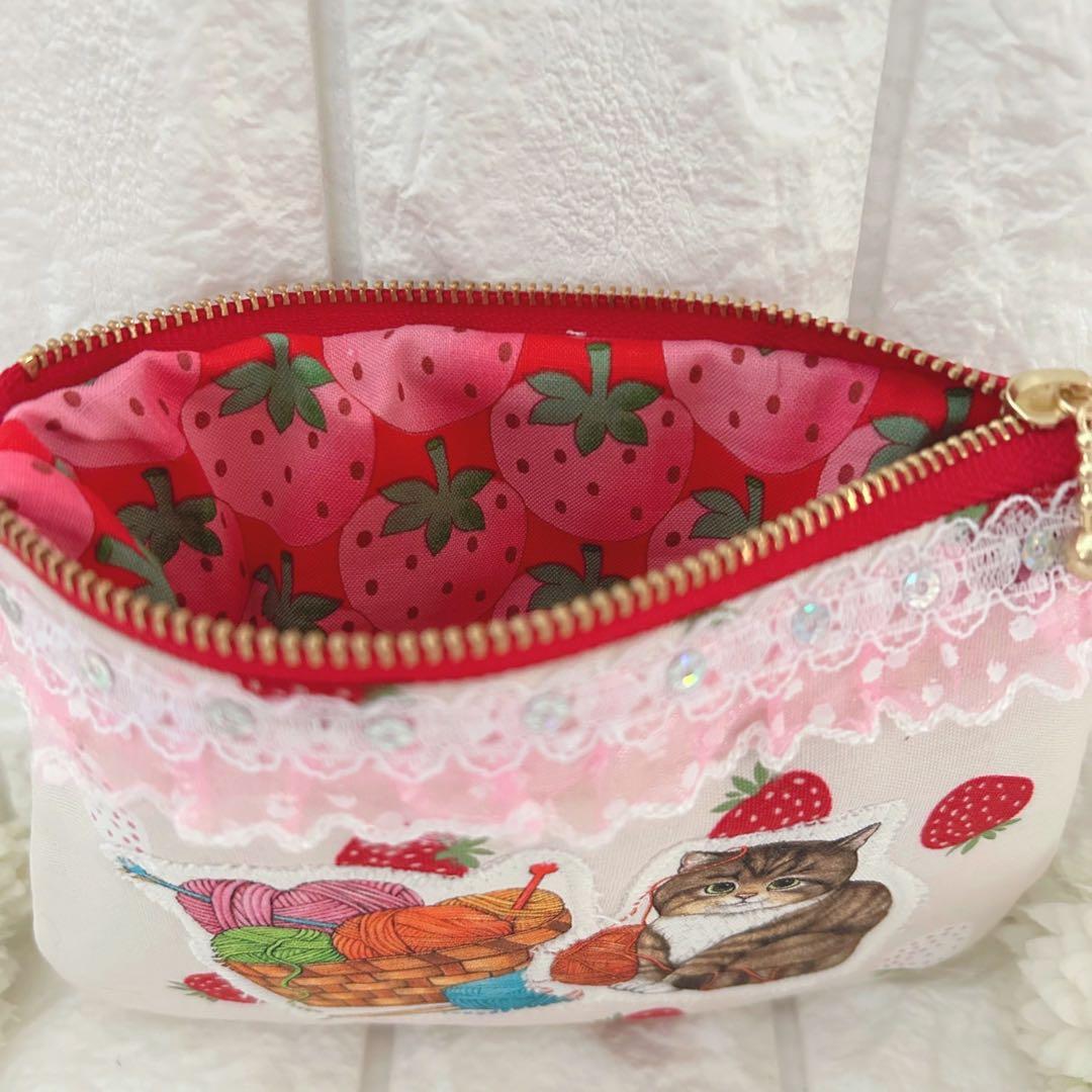 ゆ*ら様 茶トラちゃんバック＆ポーチ2個セット　リトルヤーンハンターズ　コヤンイ