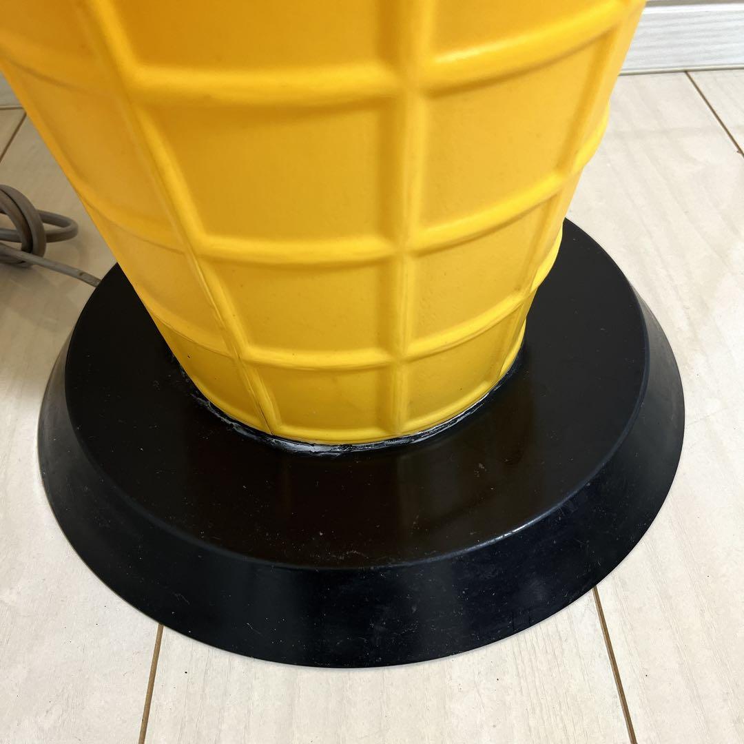 ソフトクリーム看板 スジャータ TOMI 昭和レトロ 業務用 ライト 置物