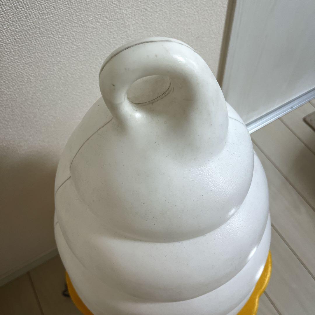 ソフトクリーム看板 スジャータ TOMI 昭和レトロ 業務用 ライト 置物