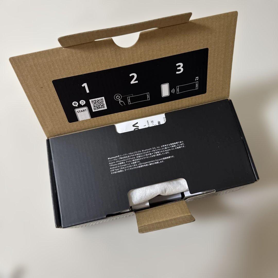 新品　SONY ソニー ワイヤレススピーカー オフホワイト Bluetooth