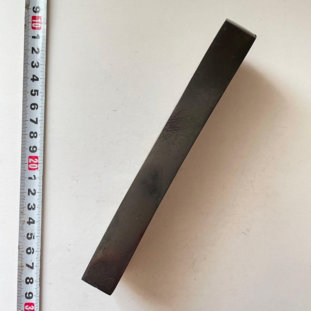 書道具　書道会撰定 寶元　五つ丸　古墨　10丁型　155g