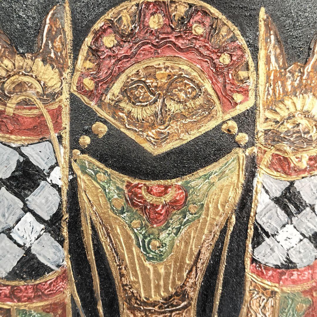 ヴィンテージ 絵画アート プリミティブ アフリカ 儀式 呪物