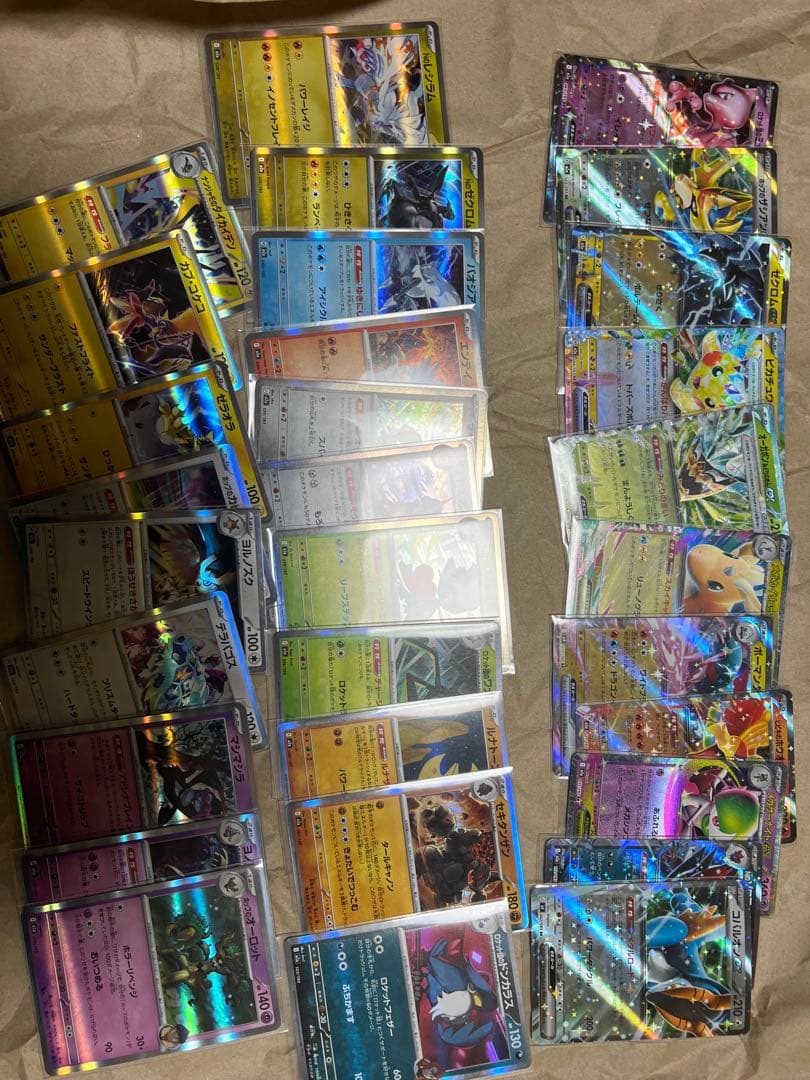 ポケカBOX（シュリンク付）3箱、マクドピカPSA10、RR10枚、ミラー20枚