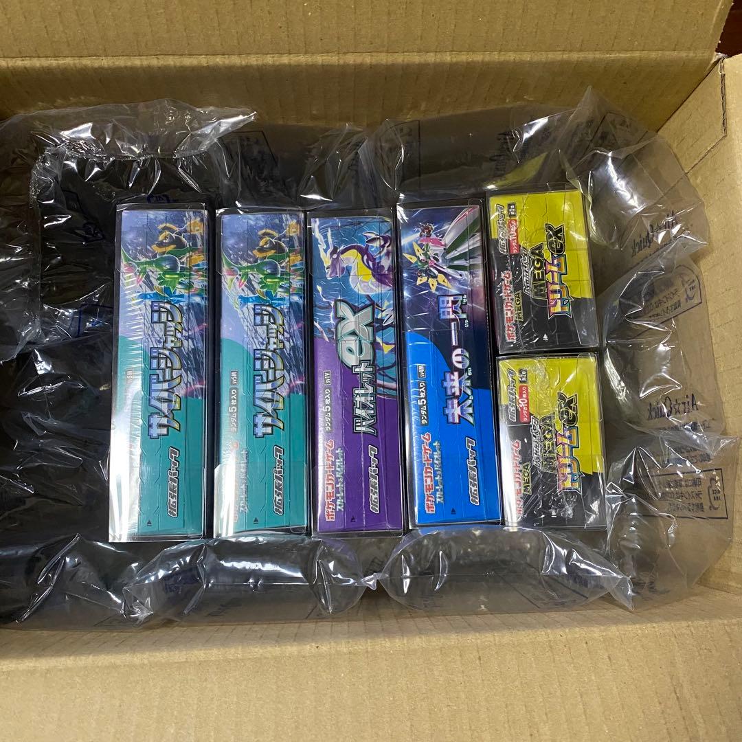 シュリンク付き未開封　ポケモンカードゲーム　6ボックスまとめ売り