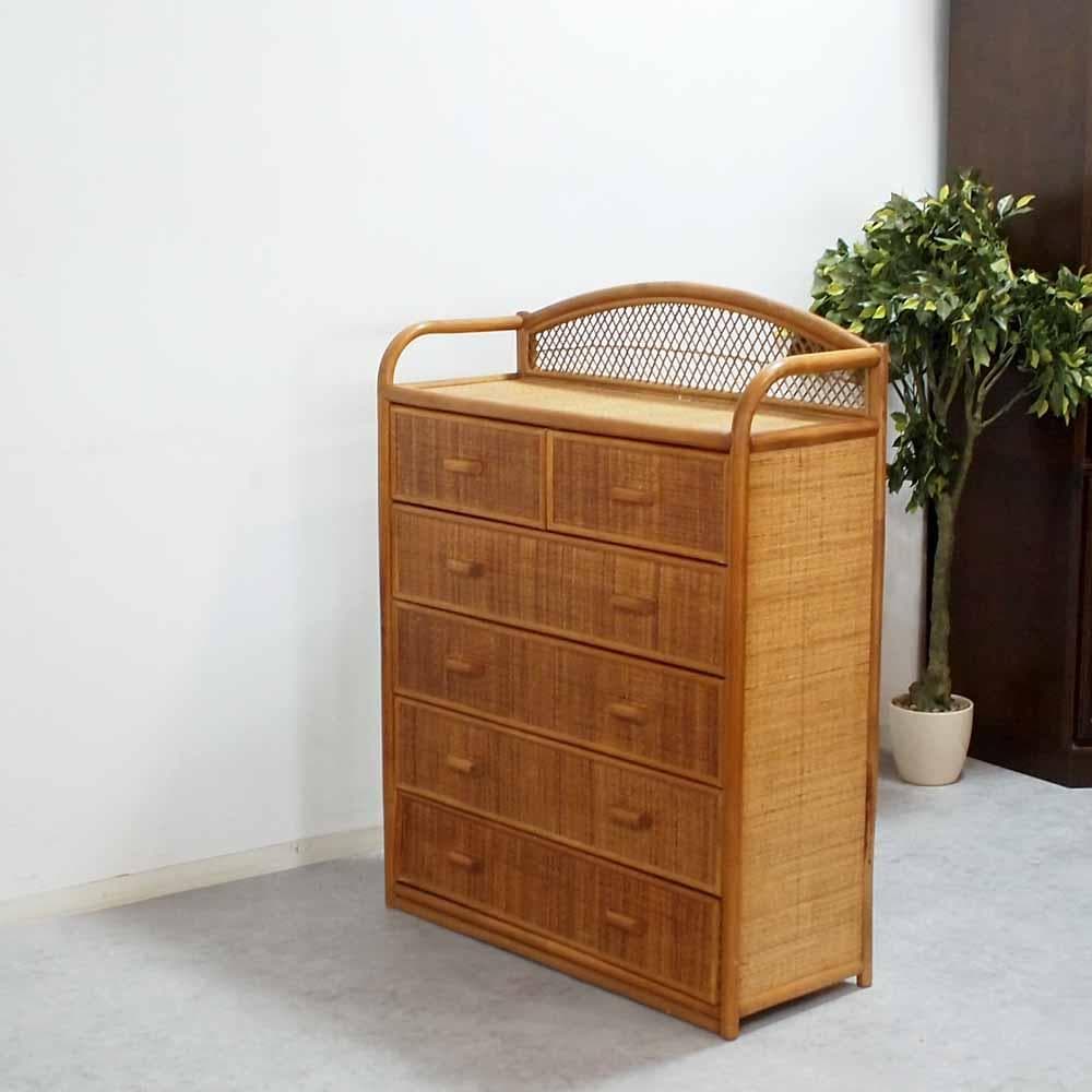 ヴィンテージ ラタン チェスト ZR24505