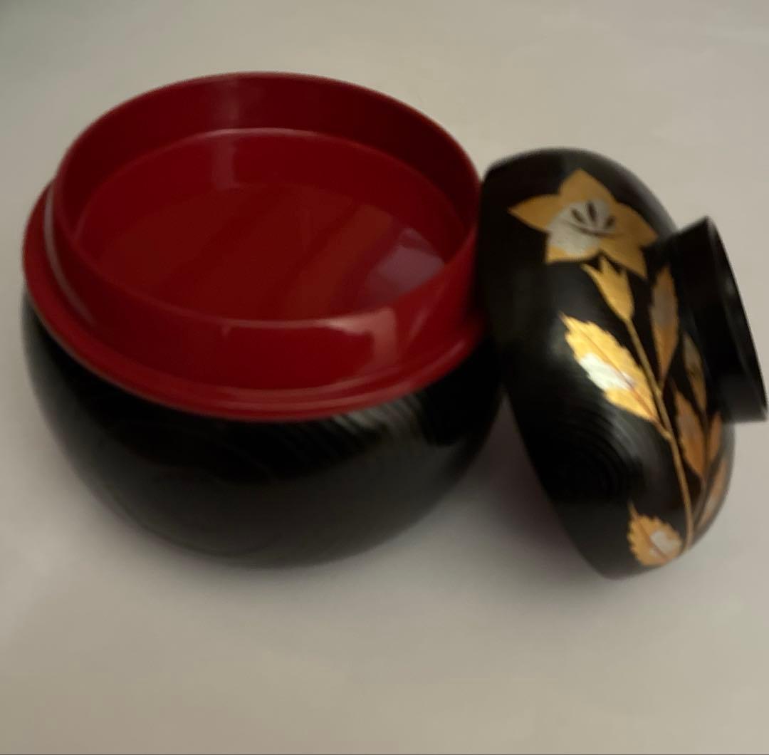 瓢箪型弁当箱　瓢箪弁当　漆器　アソベ光石製　5個