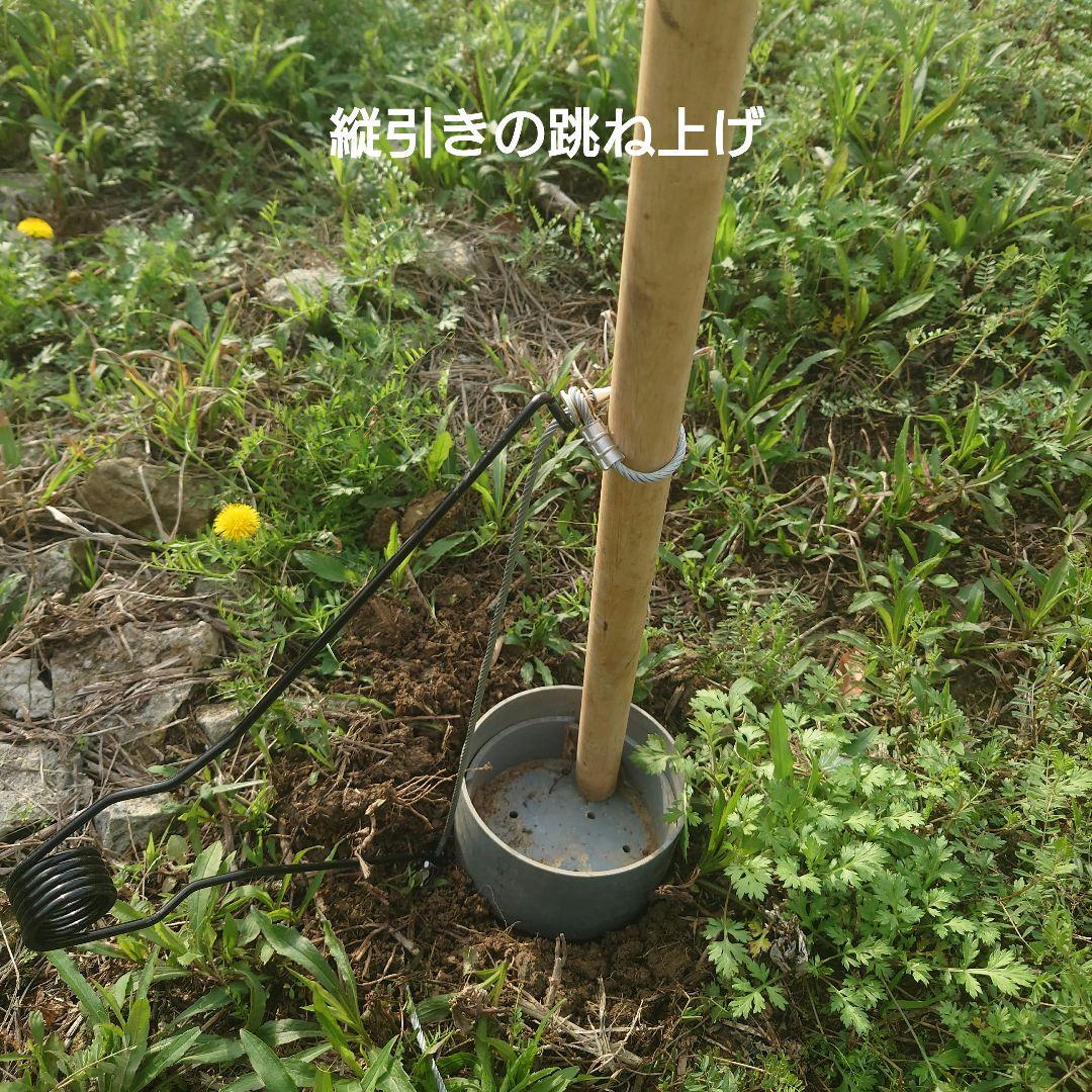くくり罠　ねじりバネ　5セット