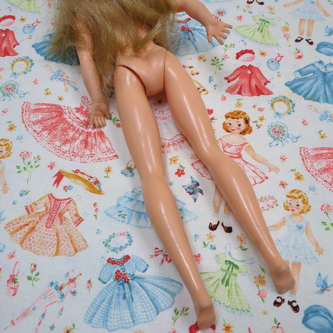 ロングヘアーのタミーちゃんお人形&オリジナルお洋服「オーバースカート」