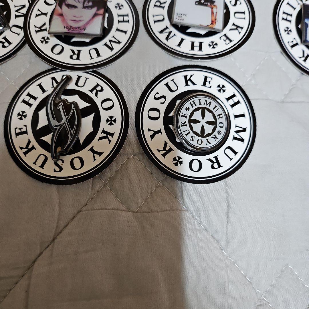 ヒムロック ピンバッジ 10個セット、氷室京介