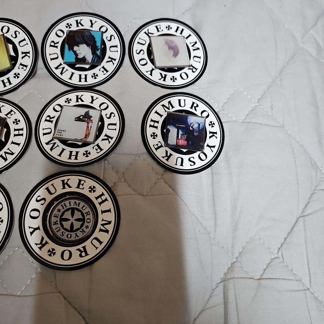 ヒムロック ピンバッジ 10個セット、氷室京介