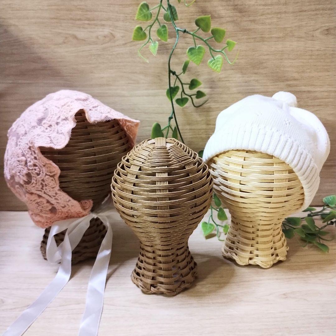 レイラのママ★ドール用帽子スタンド ヘッドトルソー