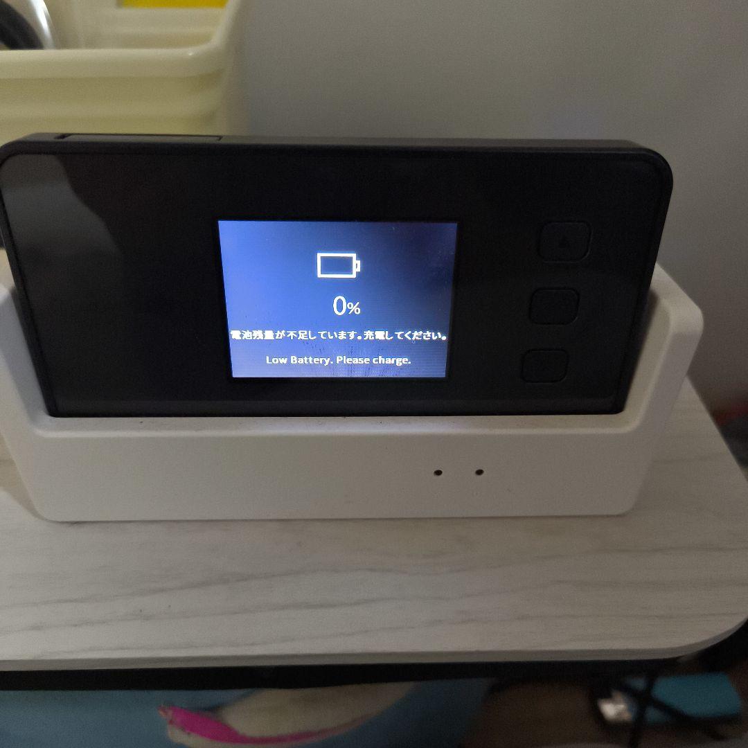 Speed Wi-Fi 5G X12 モバイルルーター クレードル付き