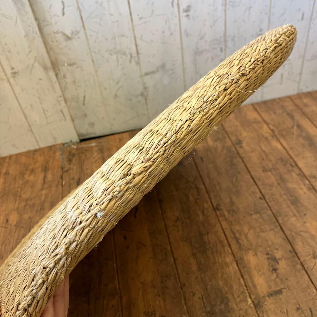 アジアン エスニック ラウンド型 丸型 座布団 円座 クッション い草 畳 藁