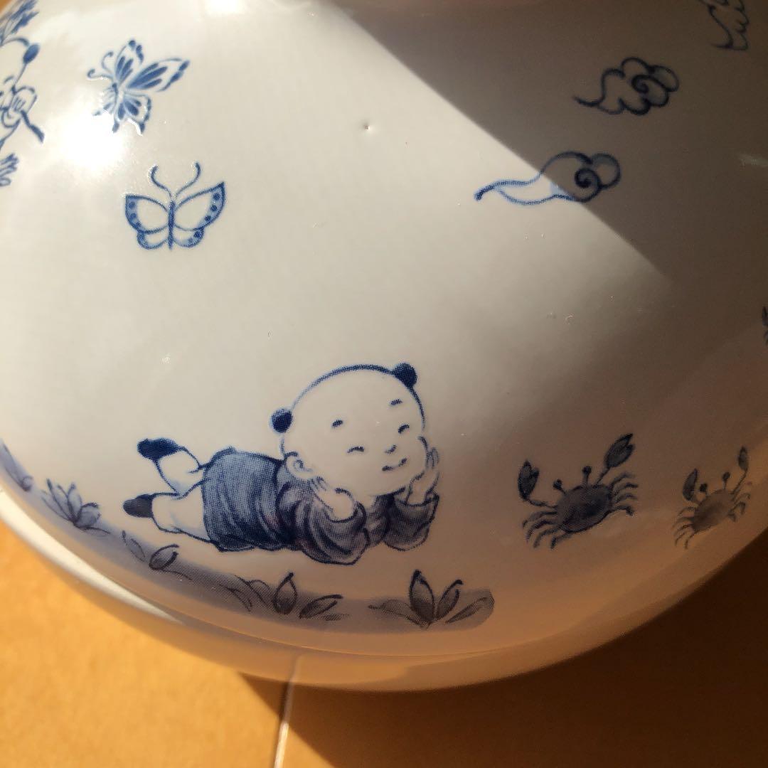 蚊取り線香ポット。ポーセラーツ作品。