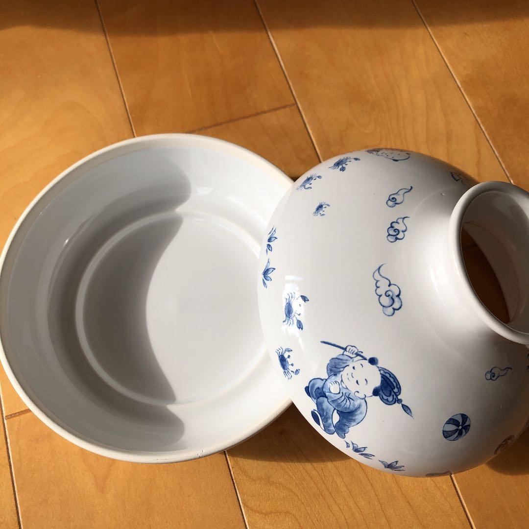 蚊取り線香ポット。ポーセラーツ作品。